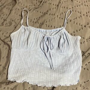 Aeropostale blue knit crop size small
